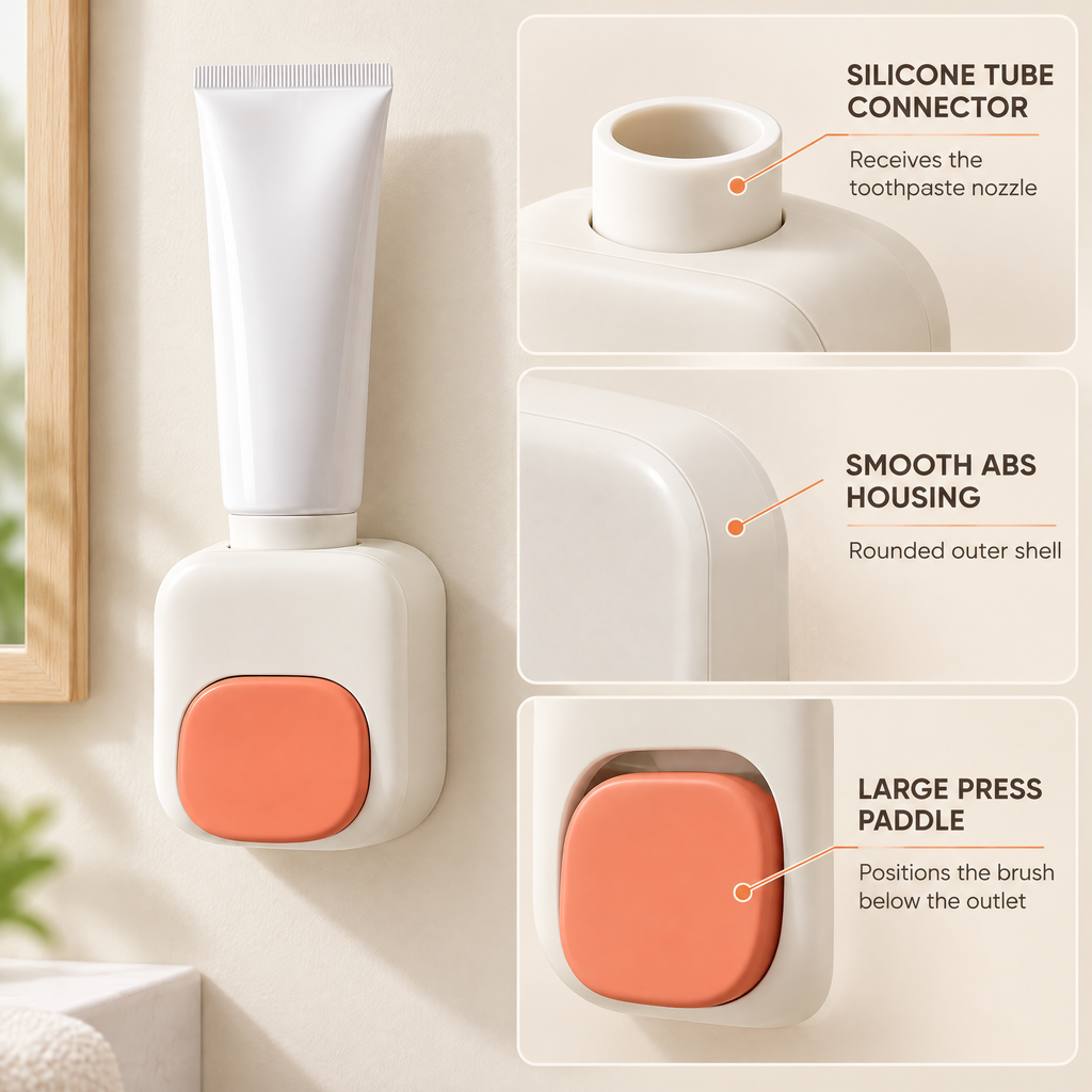 Aurevith™ Wall-Mounted Toothpaste Holder